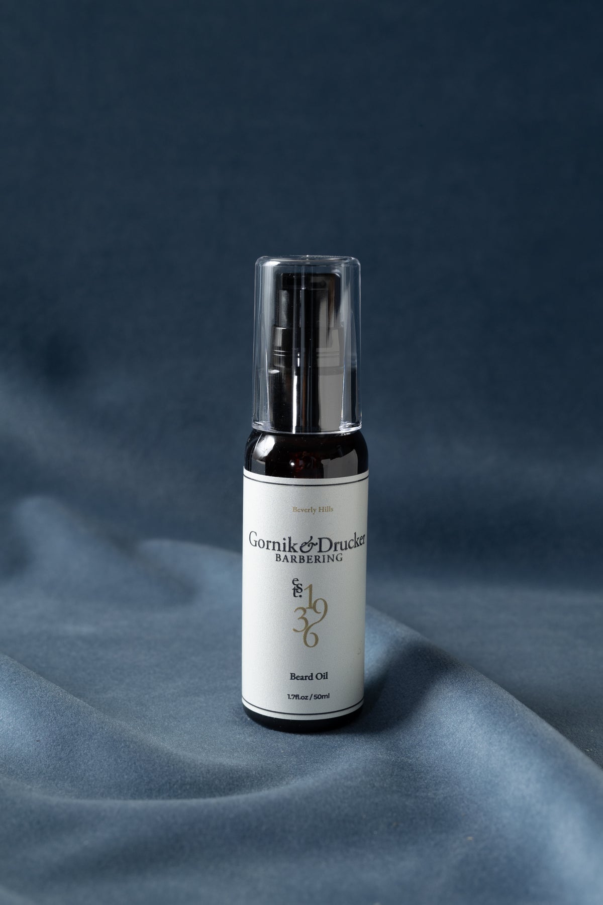 Gornik & Drucker Beard Oil, front label