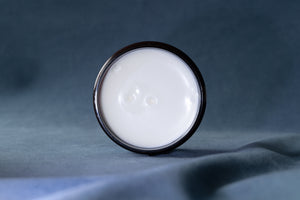 The texture of Moulding Cream in the open jar