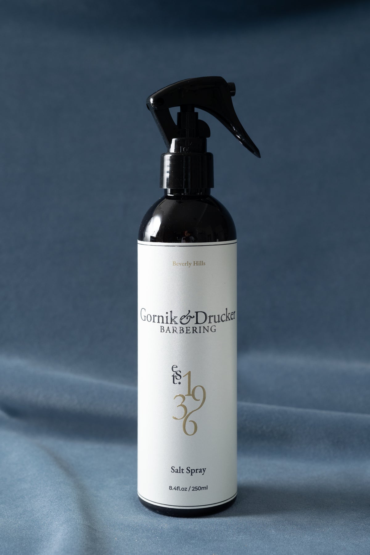 Gornik & Drucker Sea Salt Spray, trigger spray bottle, front label