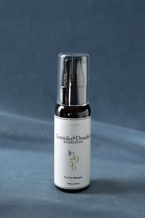 Gornik & Drucker Tea Tree Shampoo, travel size, front view